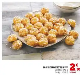 Super U 30 chouquettes offre