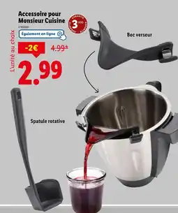 Lidl Accessoire Monsieur Cuisine offre