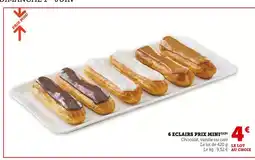 Super U Prix Mini 6 Eclairs offre