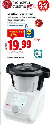 Lidl Monsieur Cuisine Mini monsieur cuisine offre