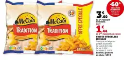 Super U McCain Frites surgelees offre