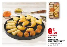 Super U ASIA TRAITEUR Plateau Asiatique offre