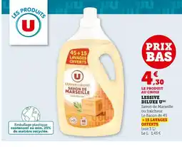 Super U U Lessive diluee offre
