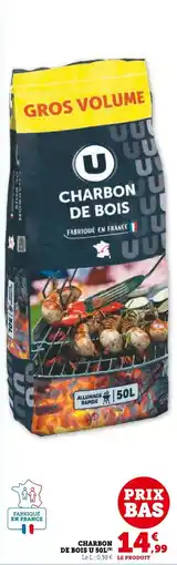 Super U U Charbon de bois offre