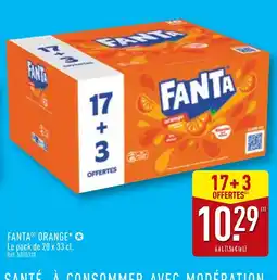ALDI Fanta Fanta orange offre