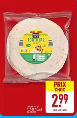 ALDI TRADER JOE'S 12 TORTILLAS DE BLÉ offre