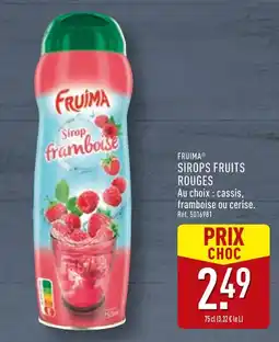 ALDI Fruima Sirop framboise offre
