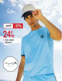 Intersport PROJECT X PARIS Tee-shirt à manches courtes santiago homme offre