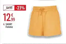 Intersport ENERGETICS Short molly femme offre