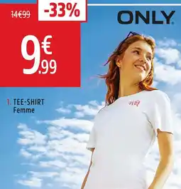 Intersport Only Tee-shirt à manches courtes Anna Femme offre