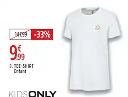 Intersport Tee-shirt à manches courtes kogbeate enfant-kids only offre