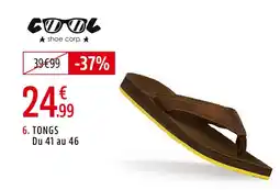 Intersport Cool shoe corp. Tongs odei - cool shoe offre