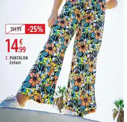 Intersport Pantalon yullia enfant offre