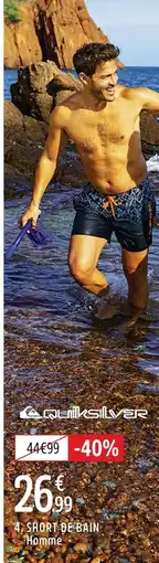 Intersport Quiksilver 4. Short de bain offre