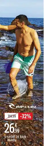 Intersport Rip Curl Short de bain Surf Rev Volley Homme offre