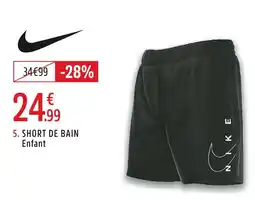 Intersport Nike Short de bain offre