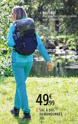 Intersport SAC À DOS DE RANDONNÉE 30L offre