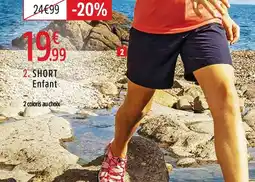 Intersport Short de randonnée aaron enfant offre