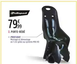 Intersport Polisport Porte-bébé bubbly maxi plus offre