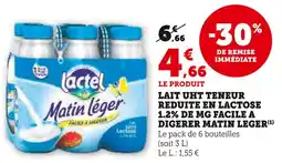 U Express Lactel Matin Léger offre
