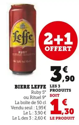 U Express Leffe Biere Leffe offre