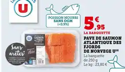 U Express U Pavé de saumon Atlantique des fjords de Norvège offre