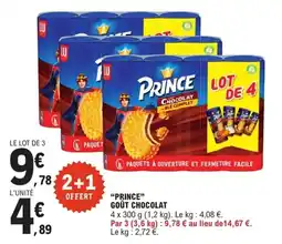 E.Leclerc Express Prince goût chocolat offre