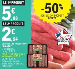 E.Leclerc Express Chipolatas tradition bigard offre