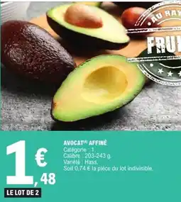 E.Leclerc Express Avocat affiné offre
