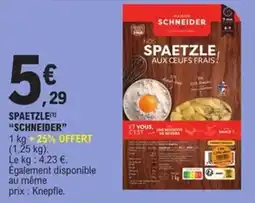 E.Leclerc Express Spaetzle schneider offre