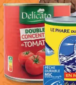 ALDI Delicato double concentré de tomates offre