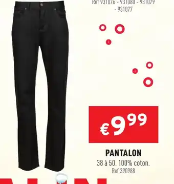 Trafic Pantalon offre