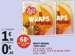 E.Leclerc Express Wraps original poco loco offre