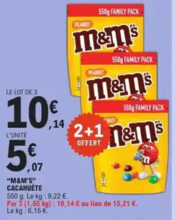 E.Leclerc Express M&m's cacahuète offre