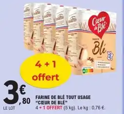 E.Leclerc Express Farine de blé tout usage cœur de ble offre