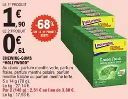 Hollywood - chewing-gums