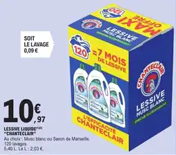 E.Leclerc Express Lessive liquide chanteclair offre