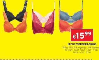 Trafic Lot de 2 Soutiens-Gorge offre