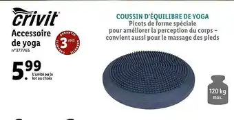 Lidl Accessoire De Yoga Crivit offre