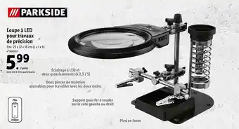Lidl Loupe à Led Pour Travaux De Précision Parkside offre