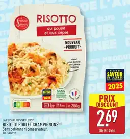 ALDI Risotto poulet champignons offre