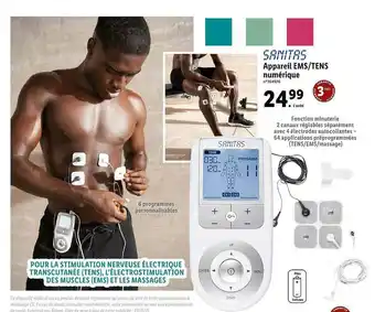 Lidl Appareil Ems-tens Numérique Sanitas offre