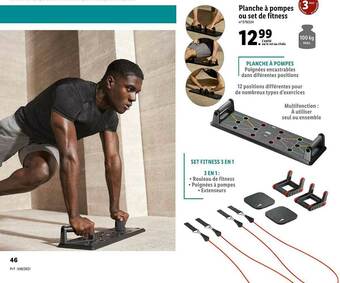 Lidl Planche à Pompes Ou Set De Fitness offre