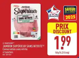 ALDI Jambon supérieur sans nitrite offre