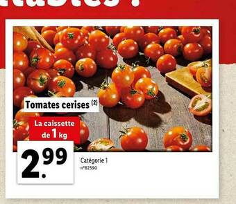 Lidl Tomates Cerises offre