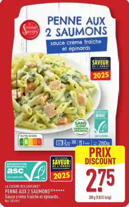 ALDI Penne aux 2 saumons offre