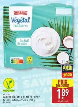 ALDI Yaourt végétal au lait de coco offre