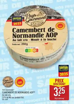 ALDI Camembert de normandie aop offre