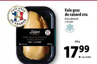 Foie Gras De Canard Cru Deluxe