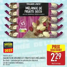 ALDI Sachets de graines et fruits secs mélangés offre